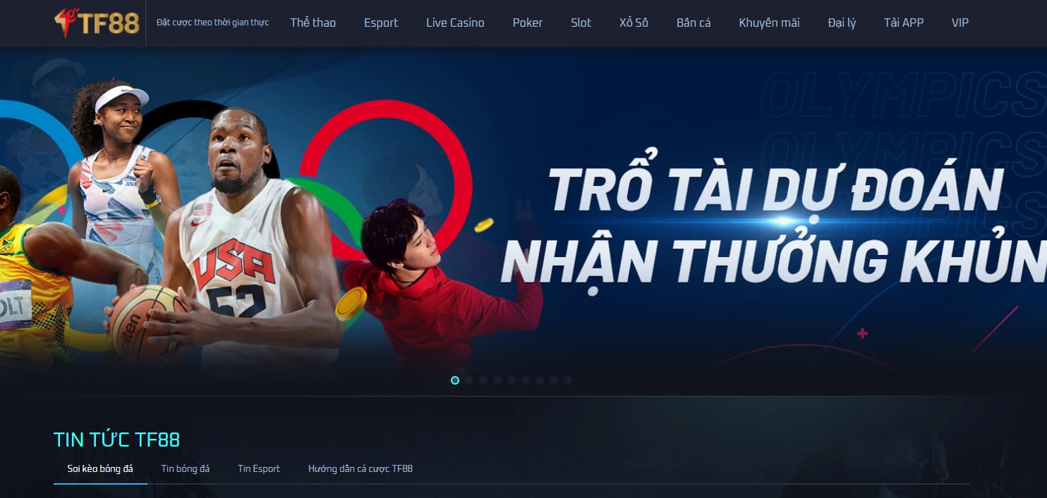 Nhà cái uy tín hàng đầu TF88