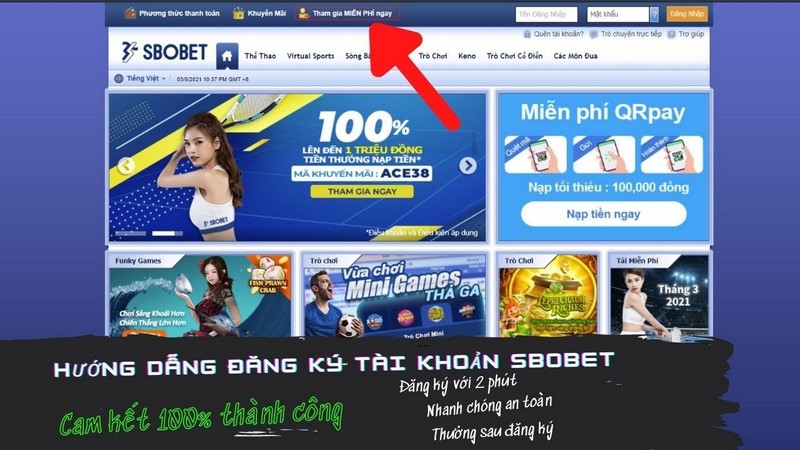 Đăng ký tài khoản nhanh chóng