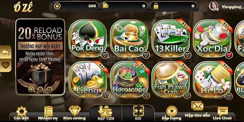 Game bài đổi thưởng đa thể loại