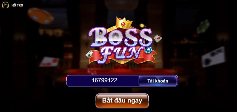 Đăng ký tài khoản Bossfun cực nhanh chóng