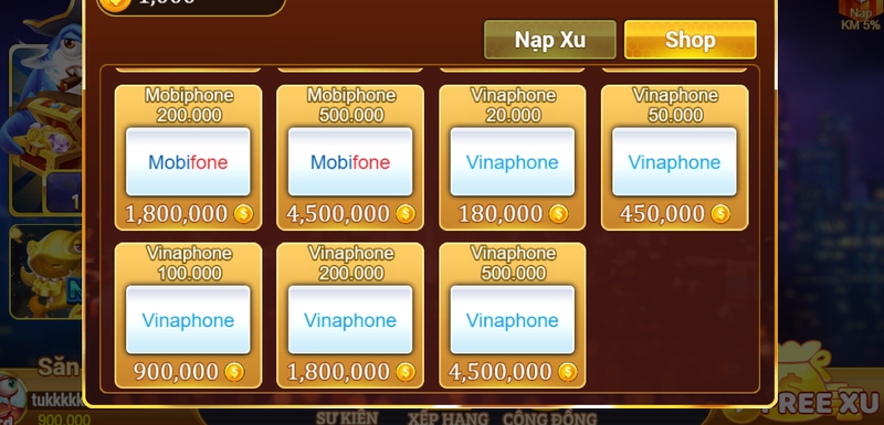 Thao tác rút tiền cực đơn giản tại cổng game