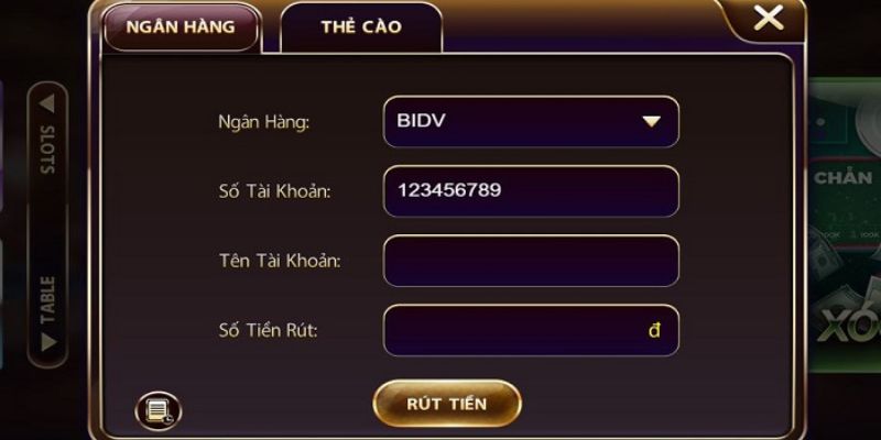 Thao tác rút tiền nhanh được cổng game xác nhận