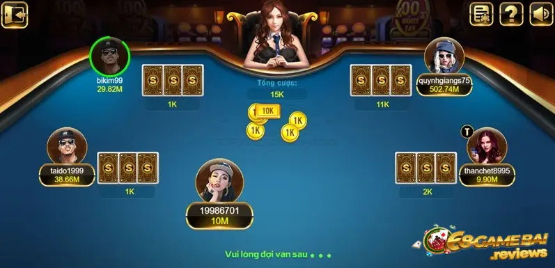 Trác kim hoa 68 game bài được người chơi ưu ái